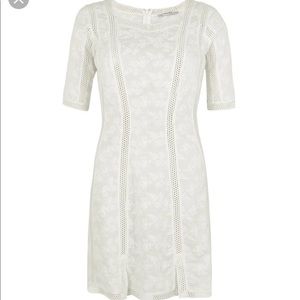 All Saints white eyelet dress